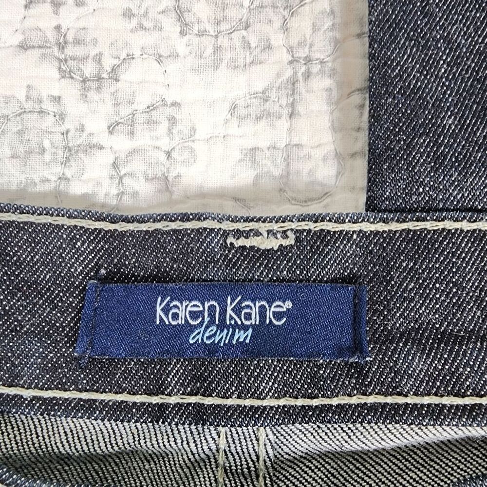 Karen Kane Dark Wash Straight Leg Denim Jeans Size 29 - Picture 2 of 7